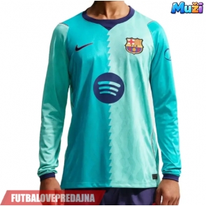 Lacne Muži Futbalové dres Barcelona 2026-27 Dlhy Rukáv - Tretina